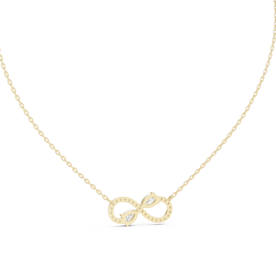 Summer Rain lab grown diamond pendant