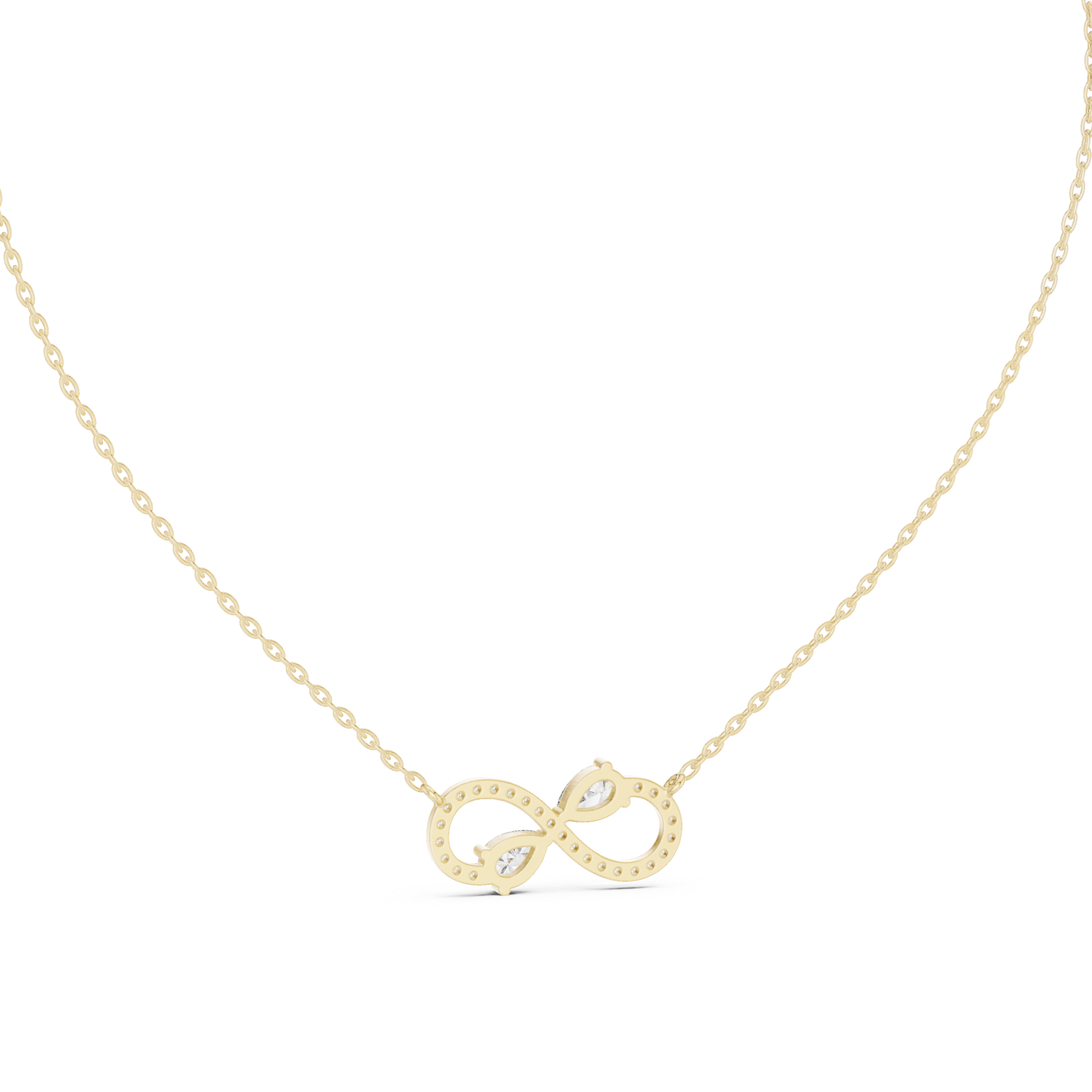 Summer Rain lab grown diamond pendant