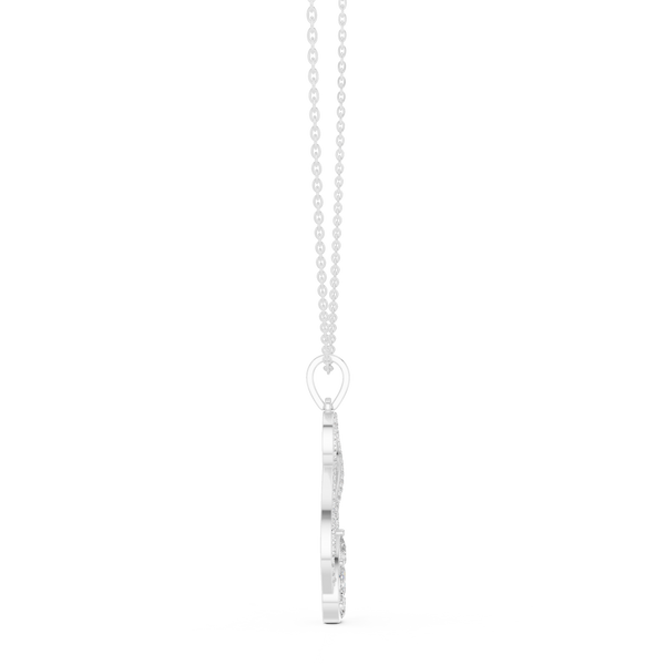 Golden Hour lab grown diamond pendant