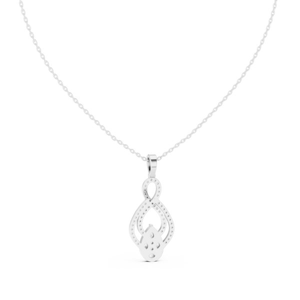 Golden Hour lab grown diamond pendant