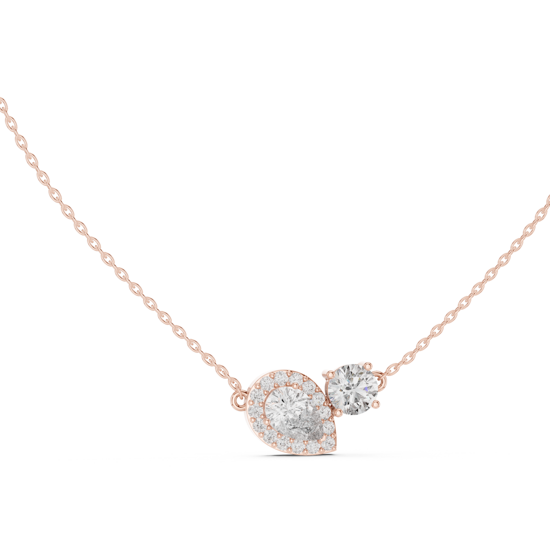 Secret Garden lab grown diamond pendant