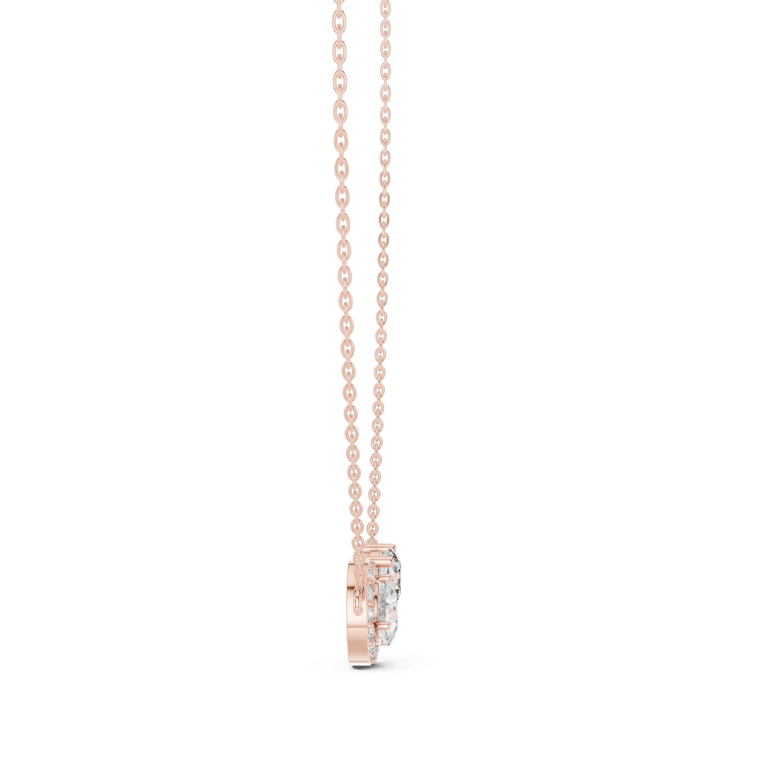 Secret Garden lab grown diamond pendant