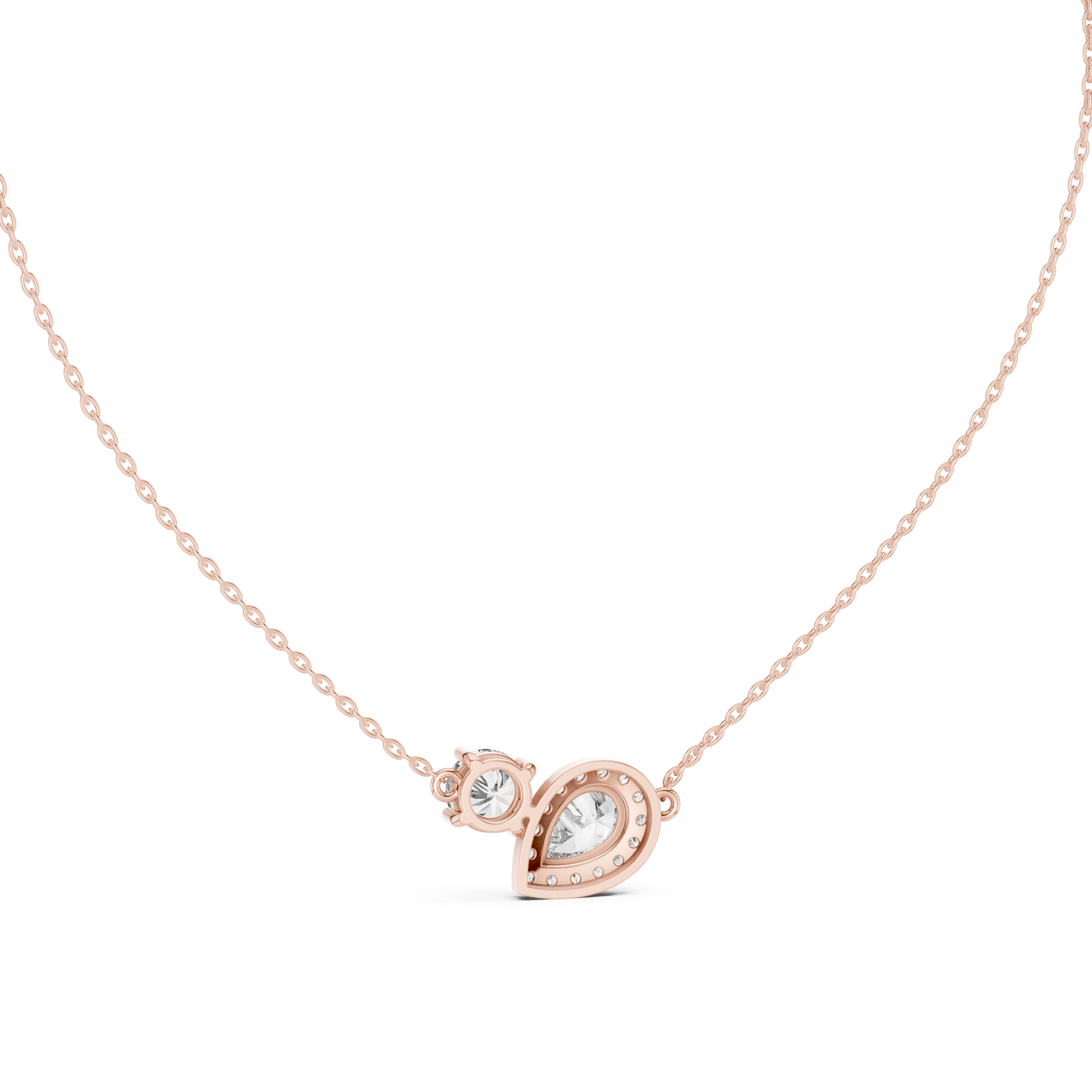 Secret Garden lab grown diamond pendant