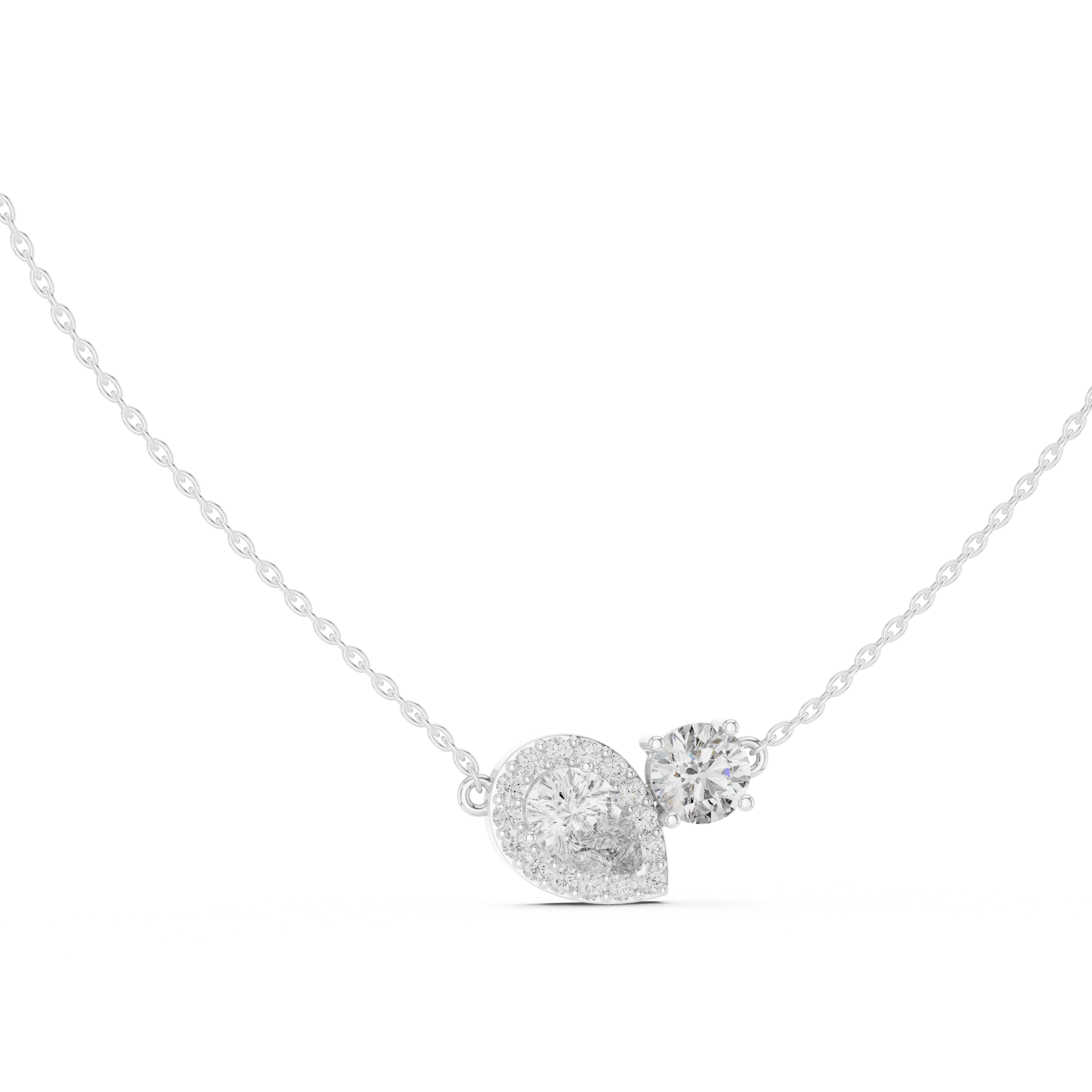Secret Garden lab grown diamond pendant
