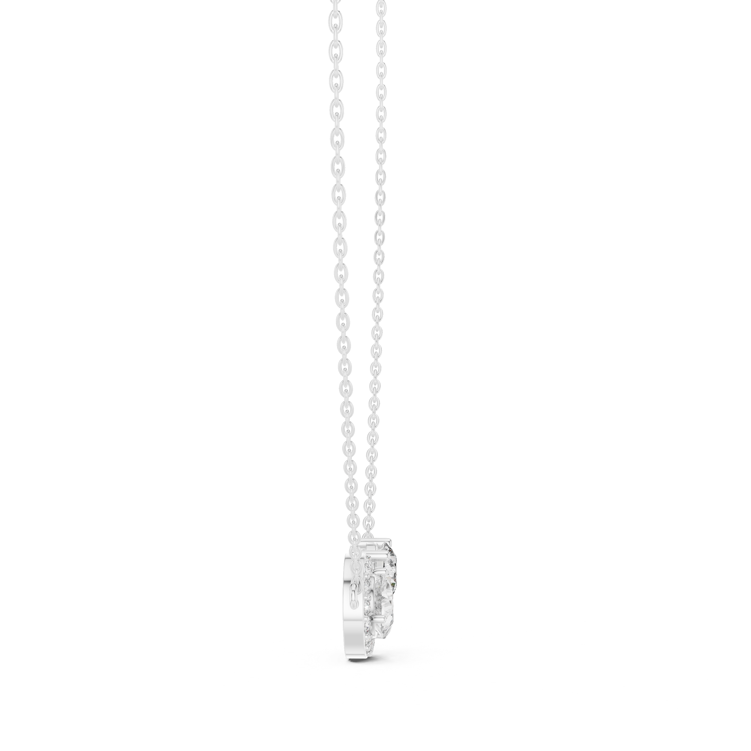Secret Garden lab grown diamond pendant