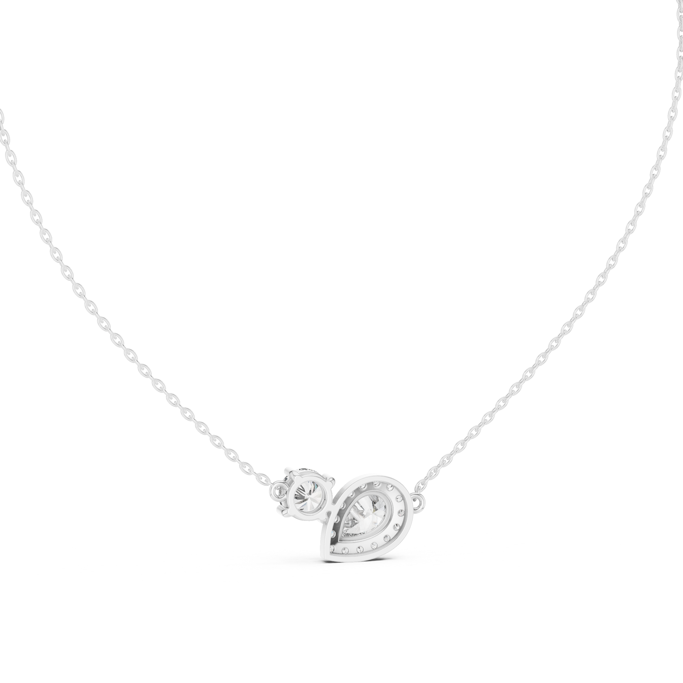 Secret Garden lab grown diamond pendant