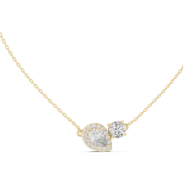 Secret Garden lab grown diamond pendant