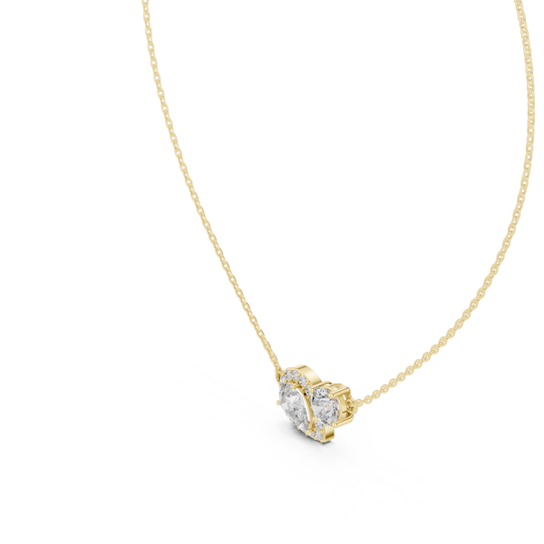 Secret Garden lab grown diamond pendant