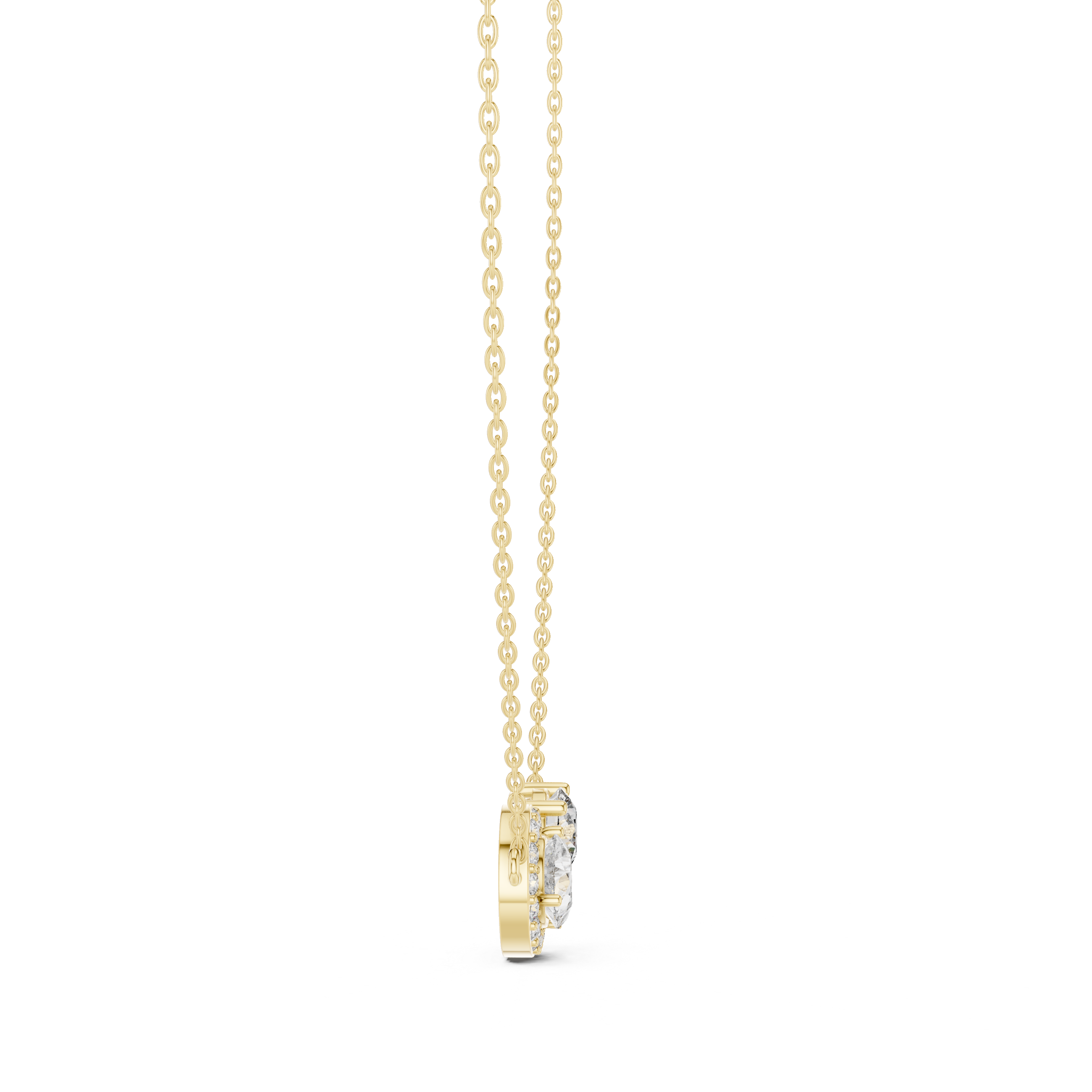 Secret Garden lab grown diamond pendant