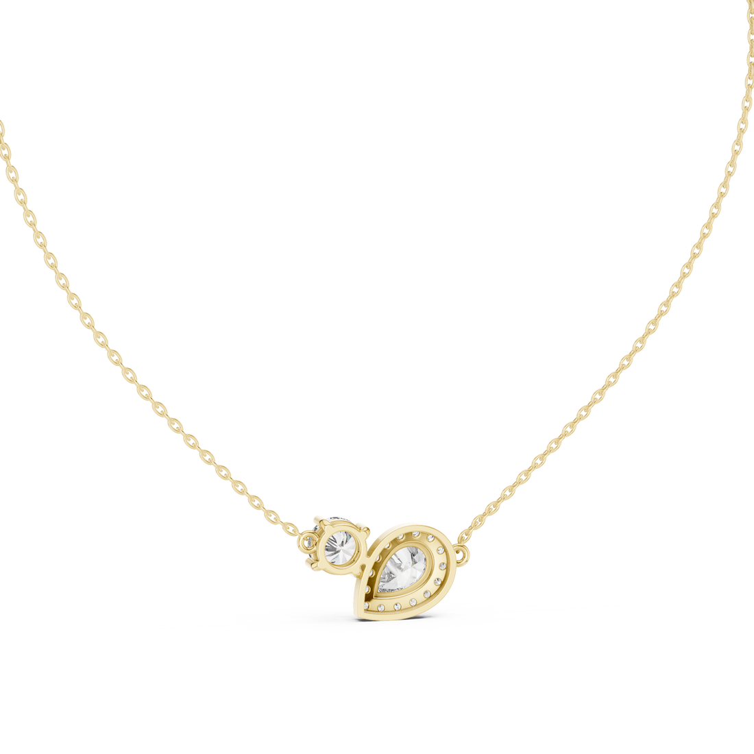 Secret Garden lab grown diamond pendant