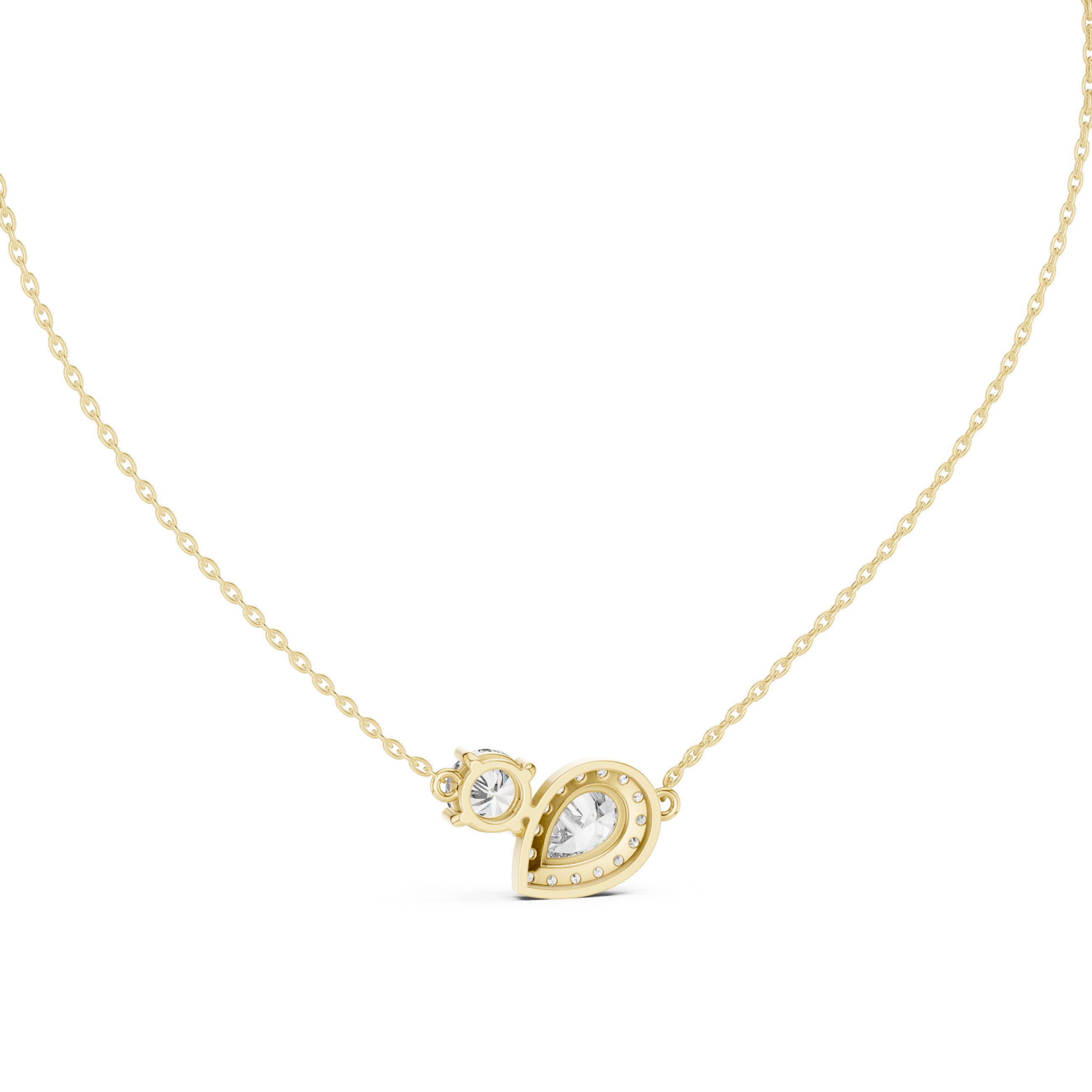 Secret Garden lab grown diamond pendant