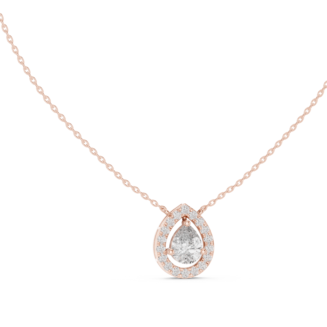 Infinite Charm lab grown diamond pendant