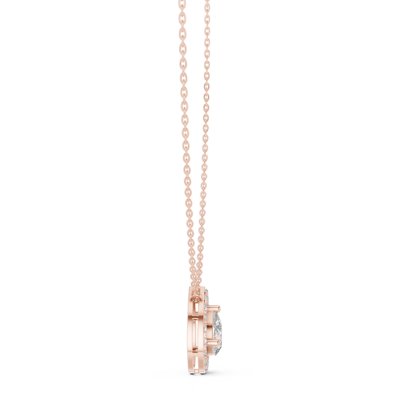 Infinite Charm lab grown diamond pendant
