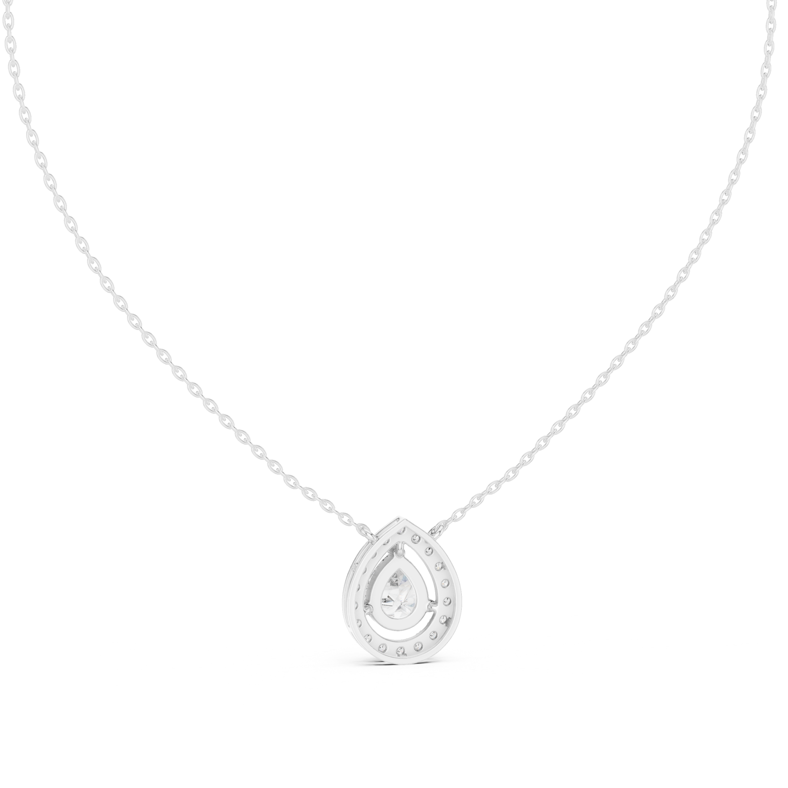 Infinite Charm lab grown diamond pendant