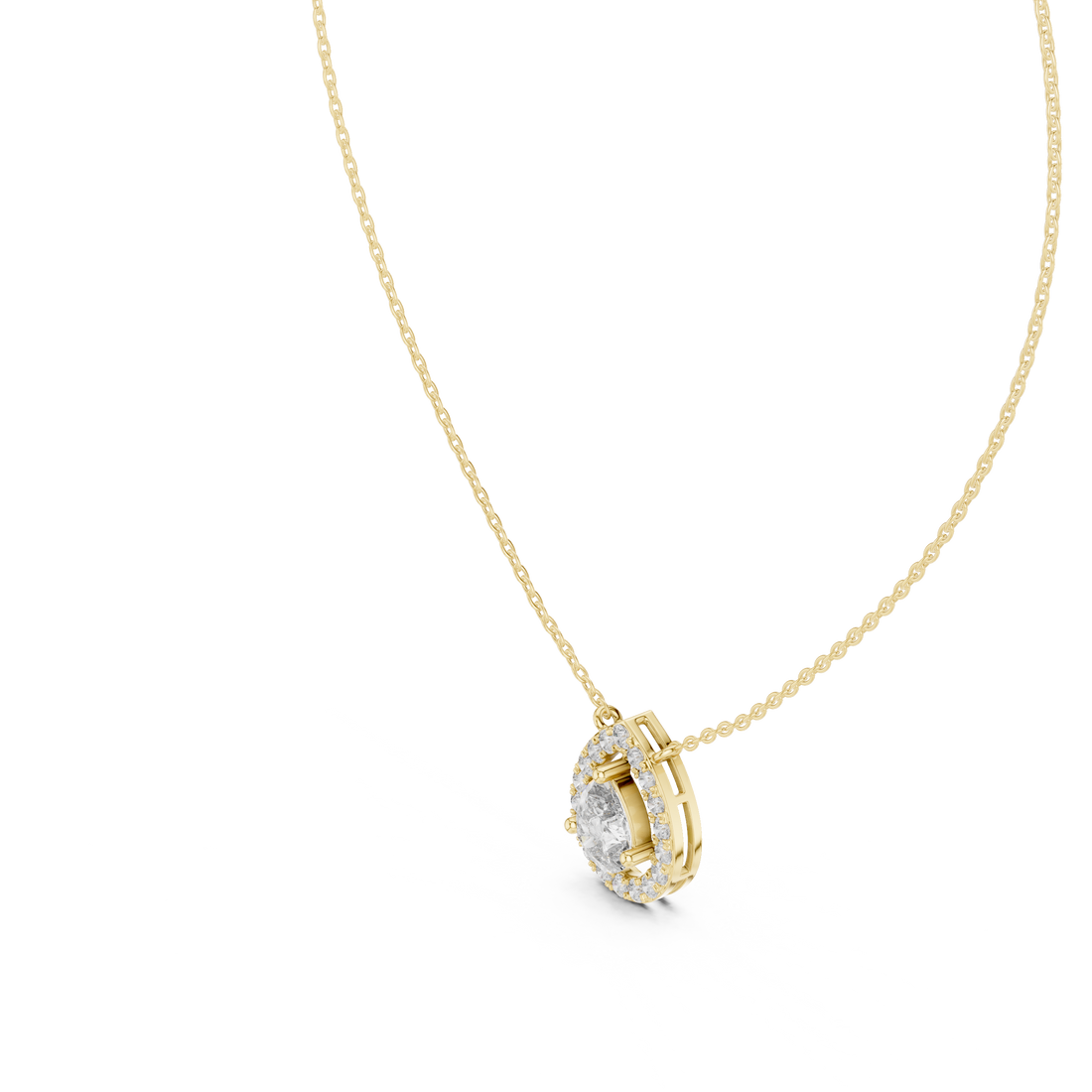 Infinite Charm lab grown diamond pendant