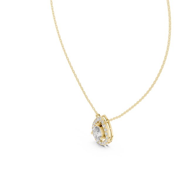 Infinite Charm lab grown diamond pendant