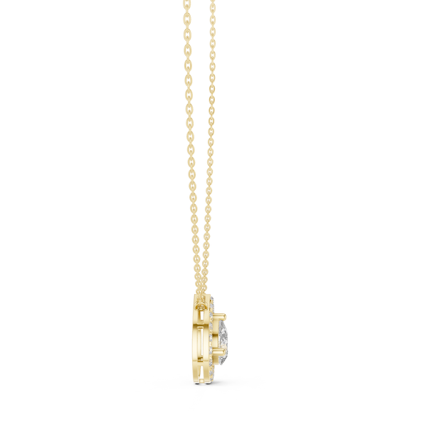 Infinite Charm lab grown diamond pendant