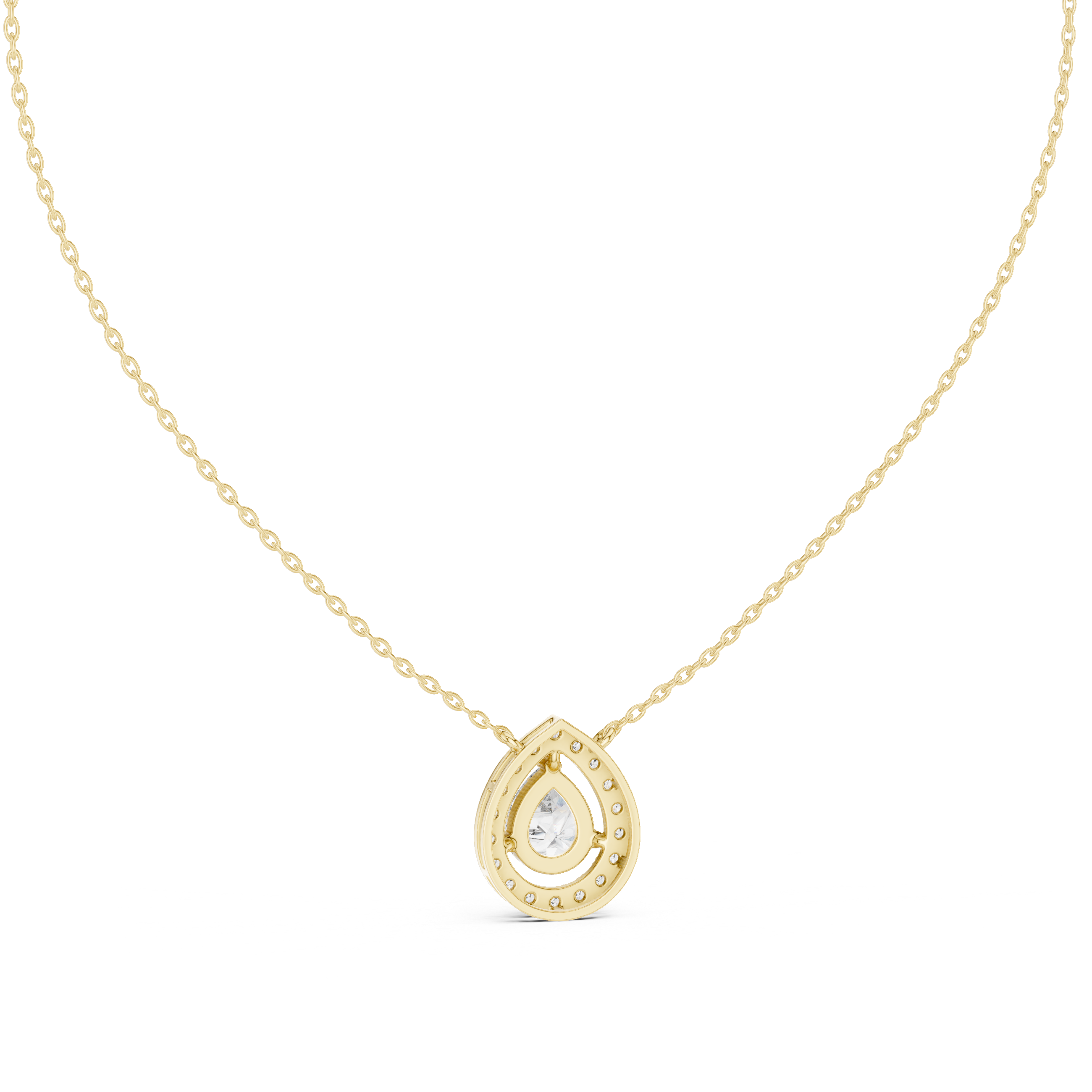 Infinite Charm lab grown diamond pendant