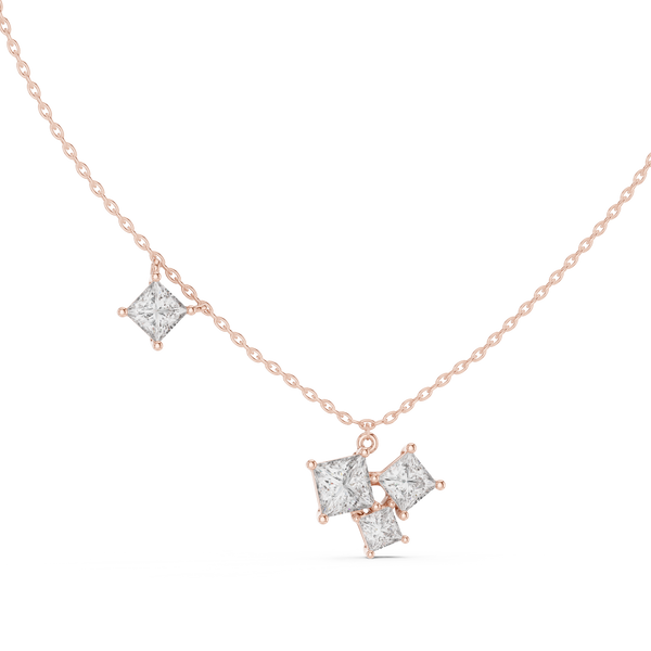 Shining Star lab grown diamond pendant