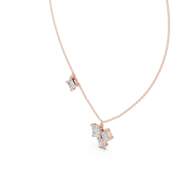 Shining Star lab grown diamond pendant