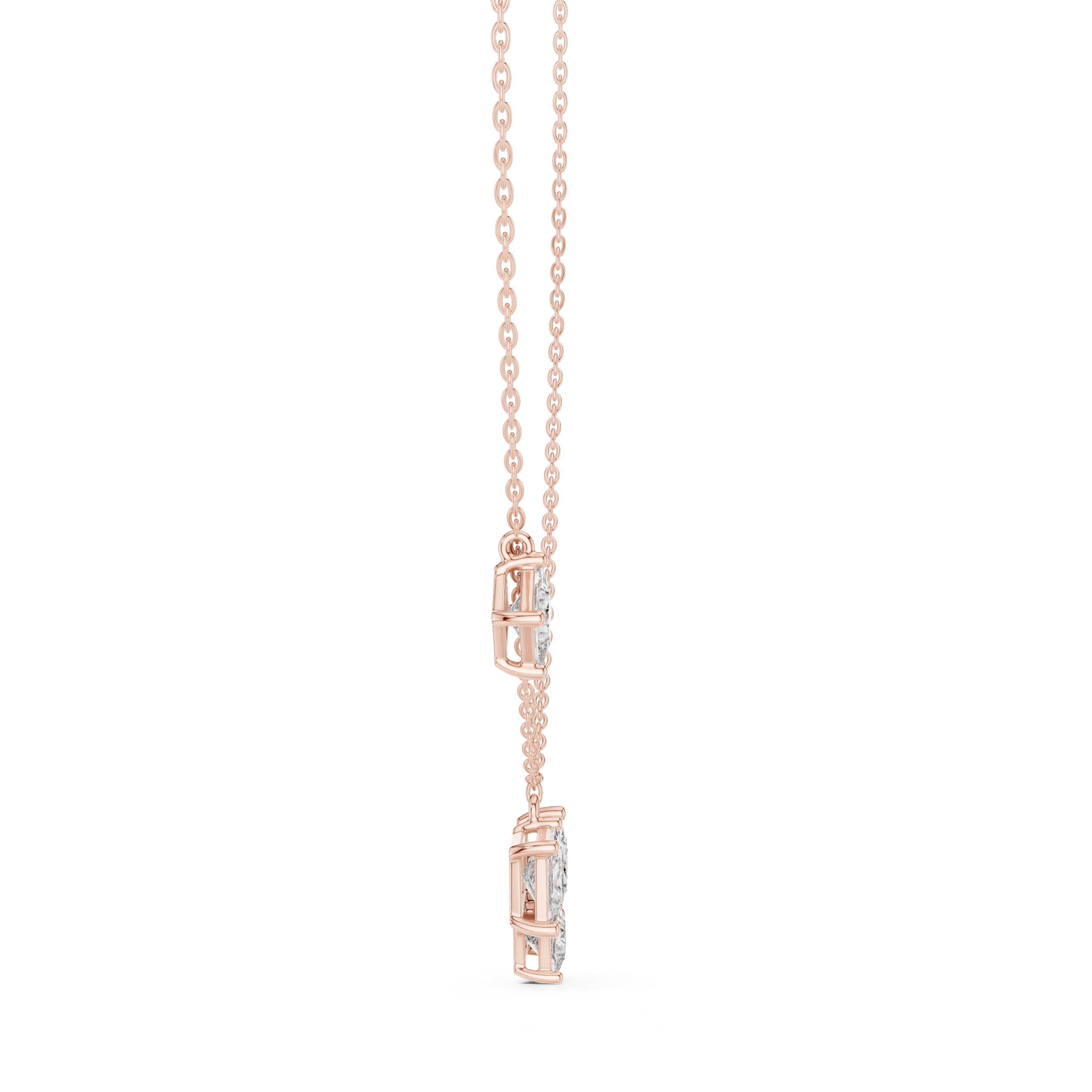 Shining Star lab grown diamond pendant