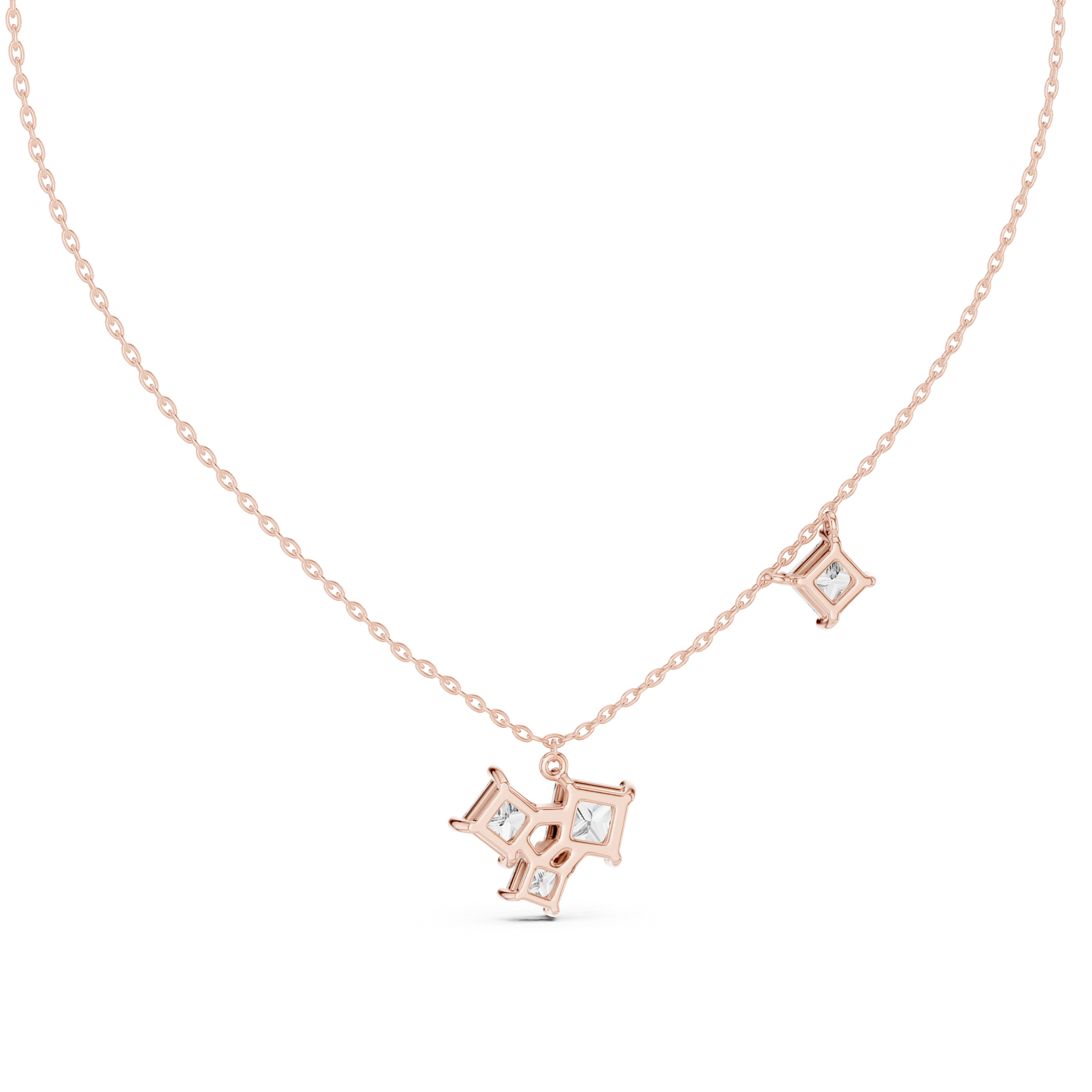 Shining Star lab grown diamond pendant