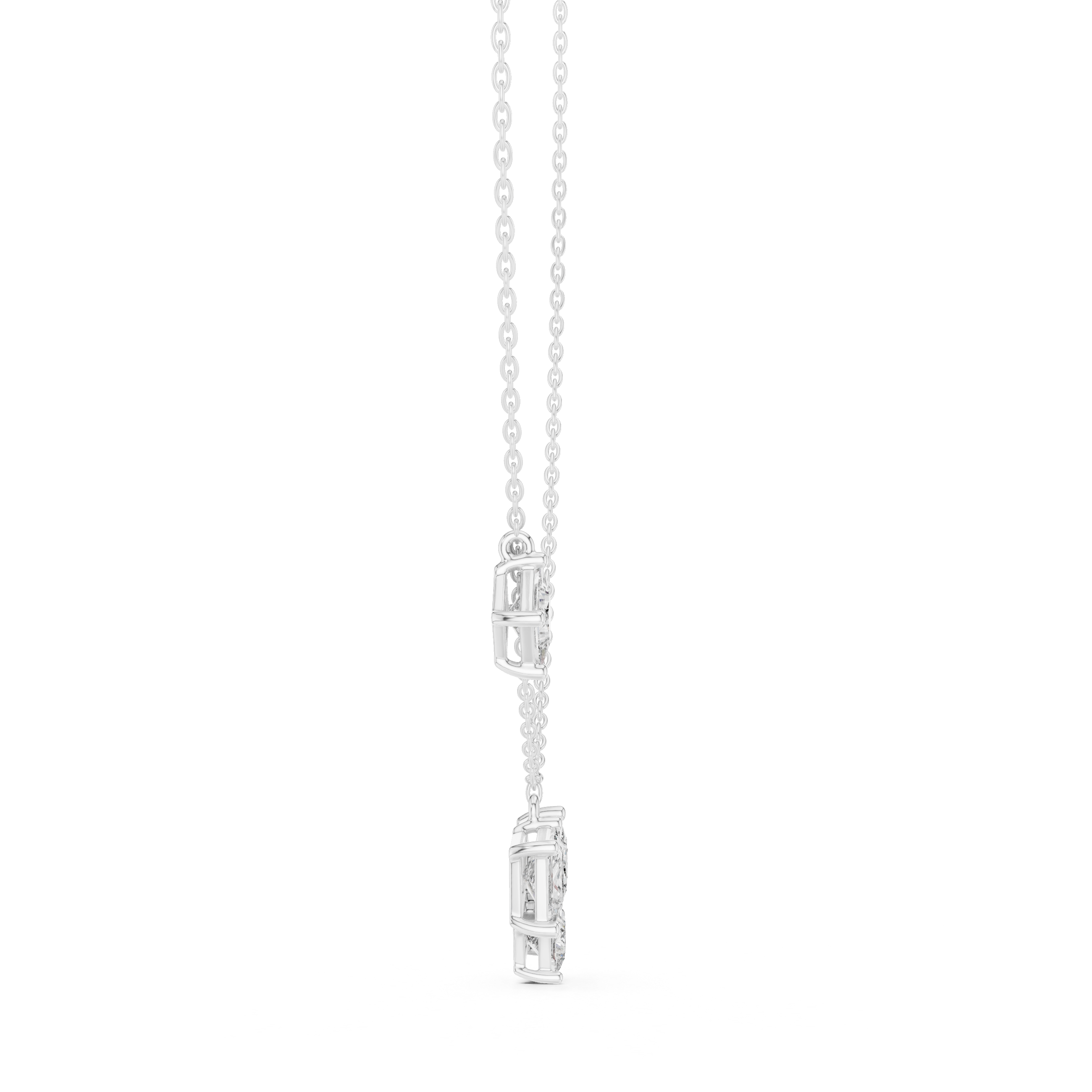 Shining Star lab grown diamond pendant