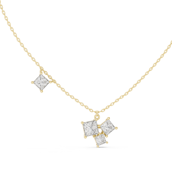 Shining Star lab grown diamond pendant