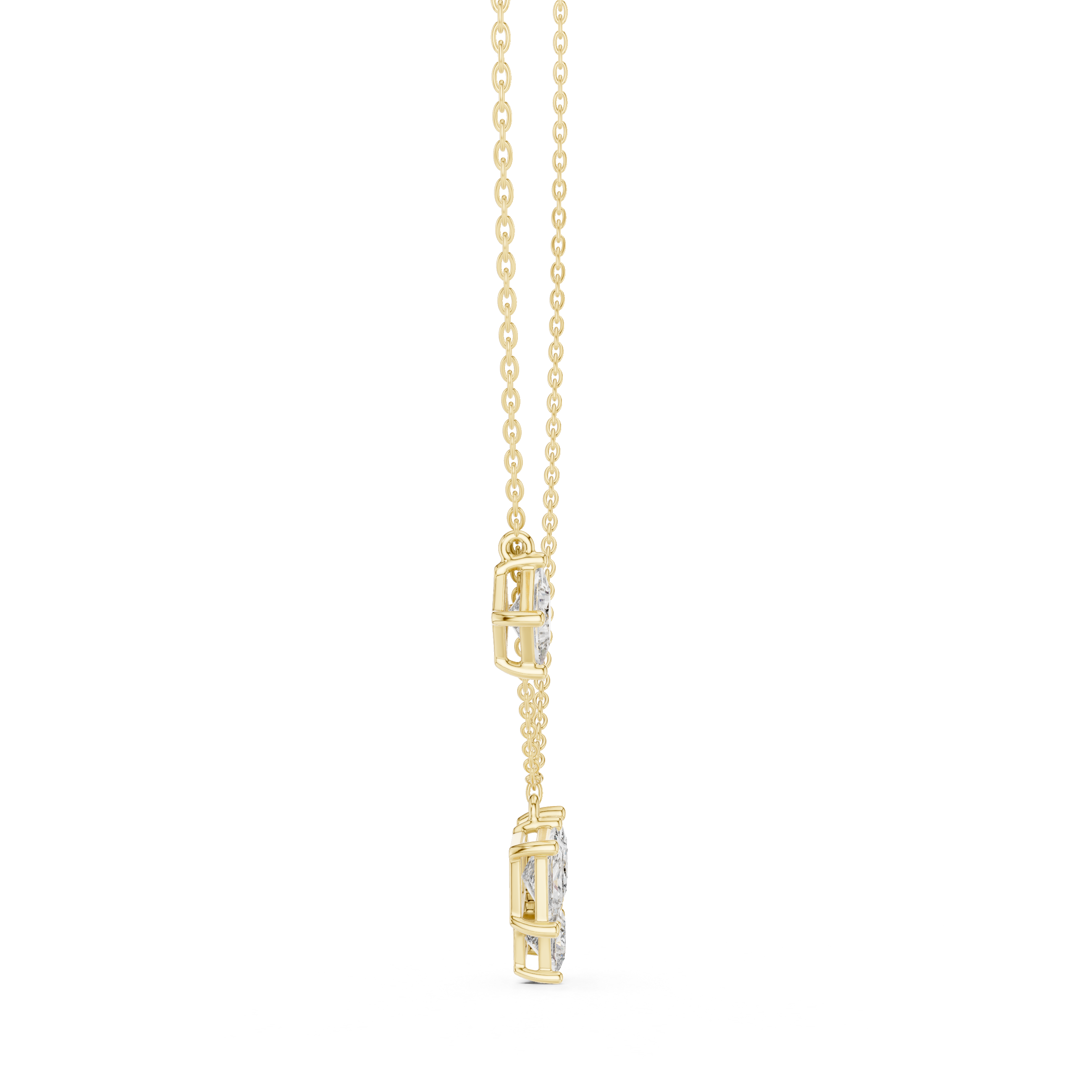Shining Star lab grown diamond pendant