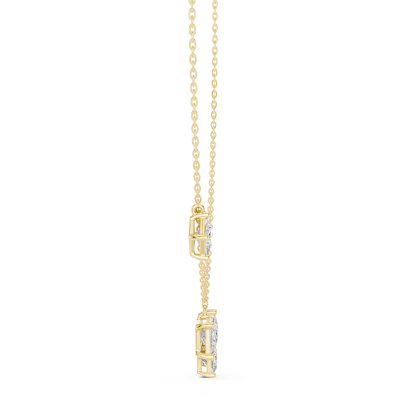 Shining Star lab grown diamond pendant