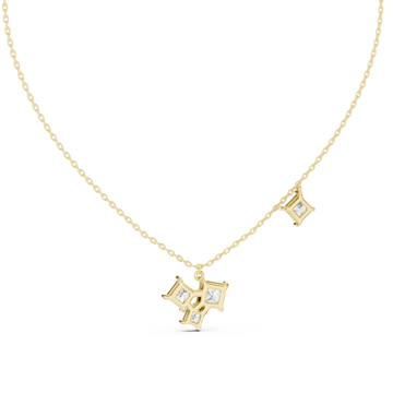 Shining Star lab grown diamond pendant