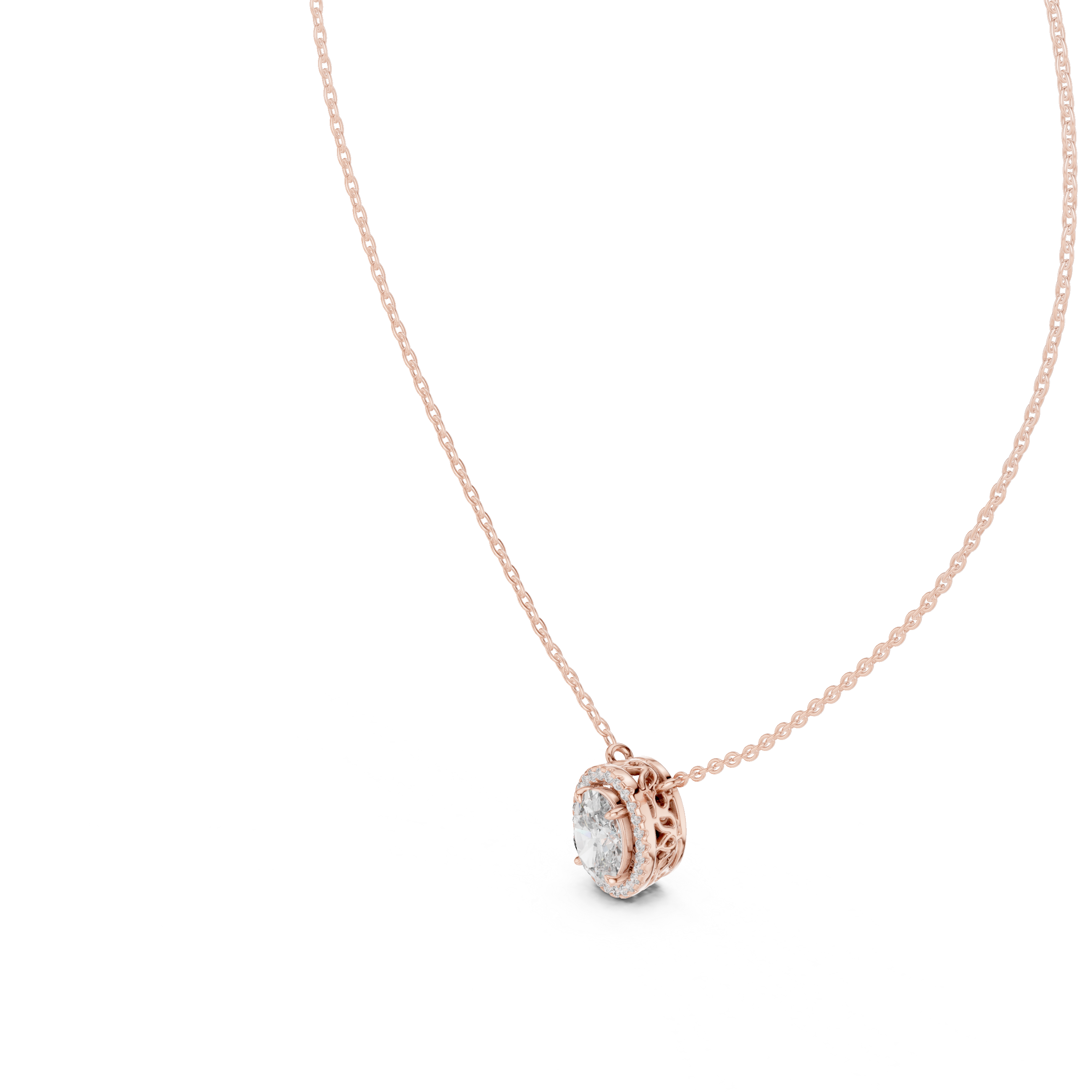 Bright Future lab grown diamond pendant