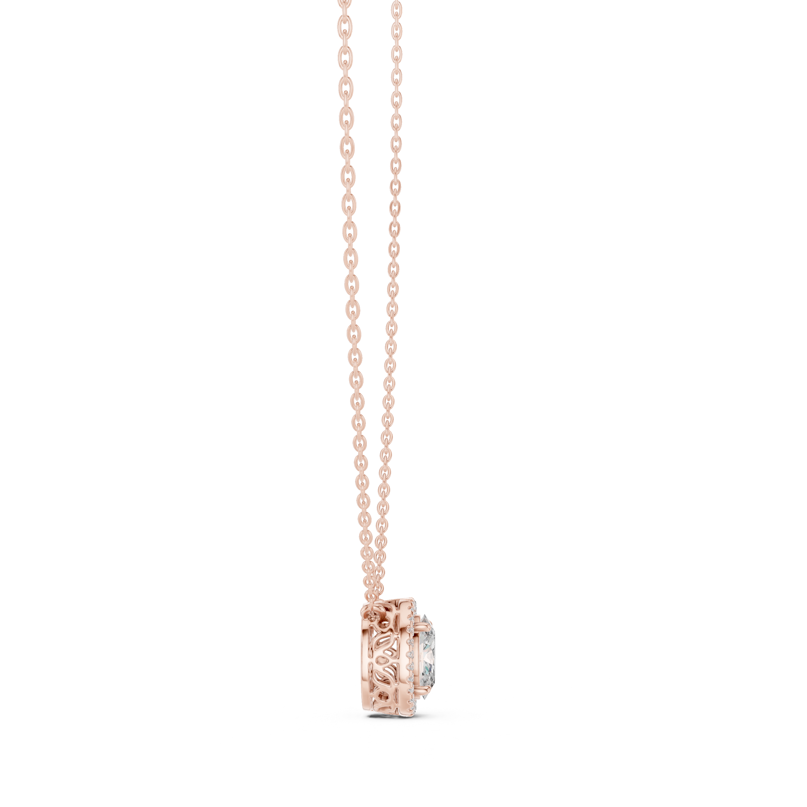 Bright Future lab grown diamond pendant