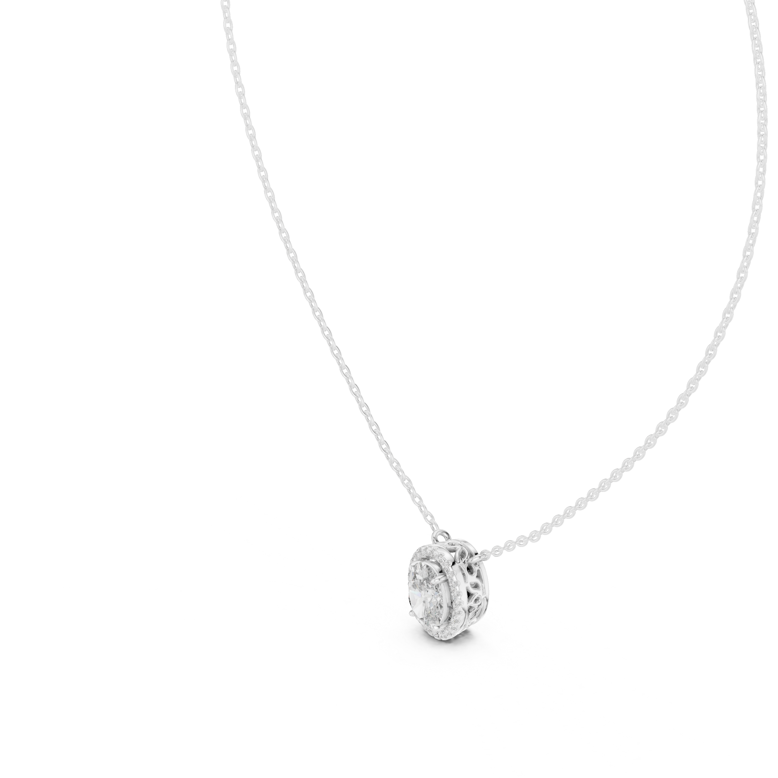 Bright Future lab grown diamond pendant
