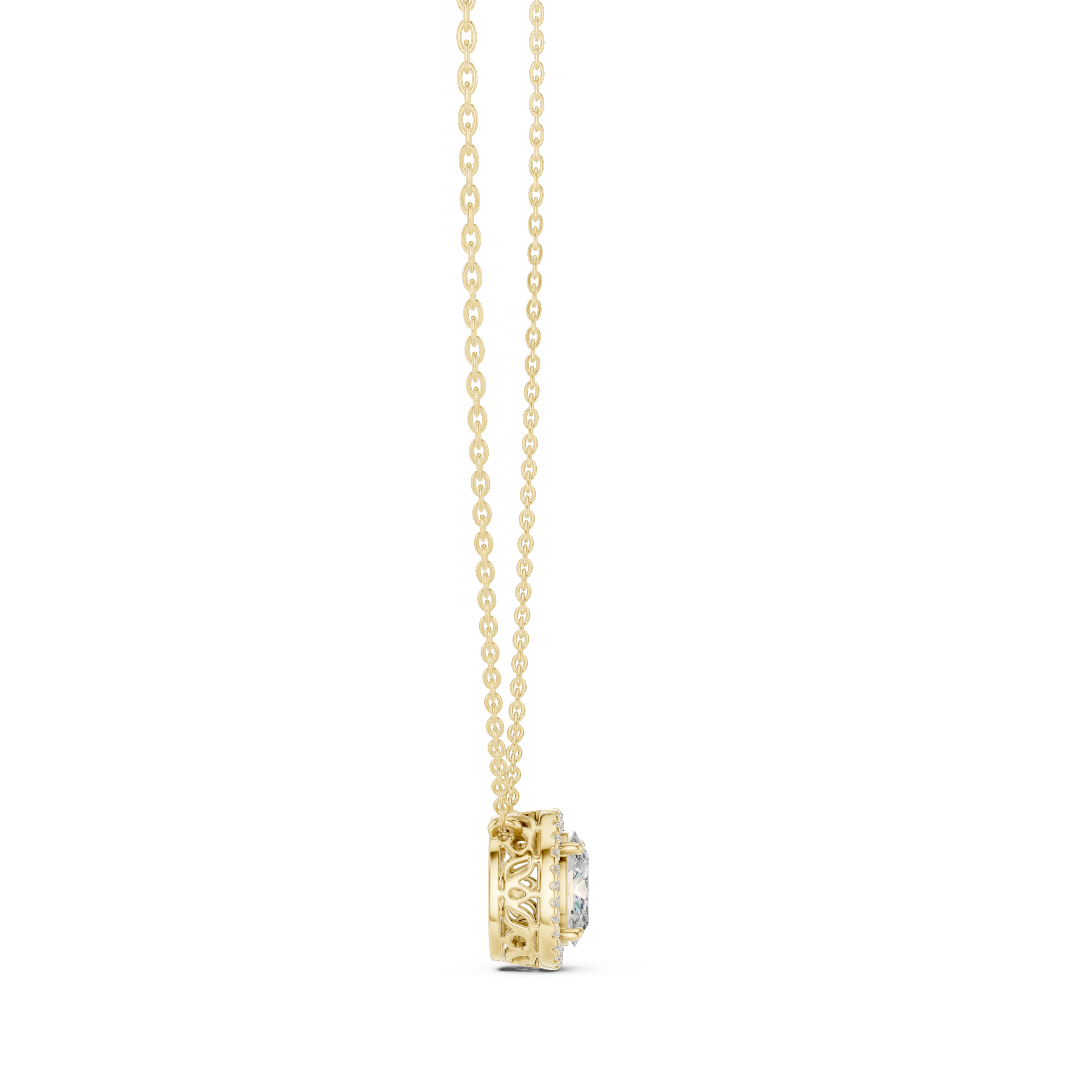 Bright Future lab grown diamond pendant