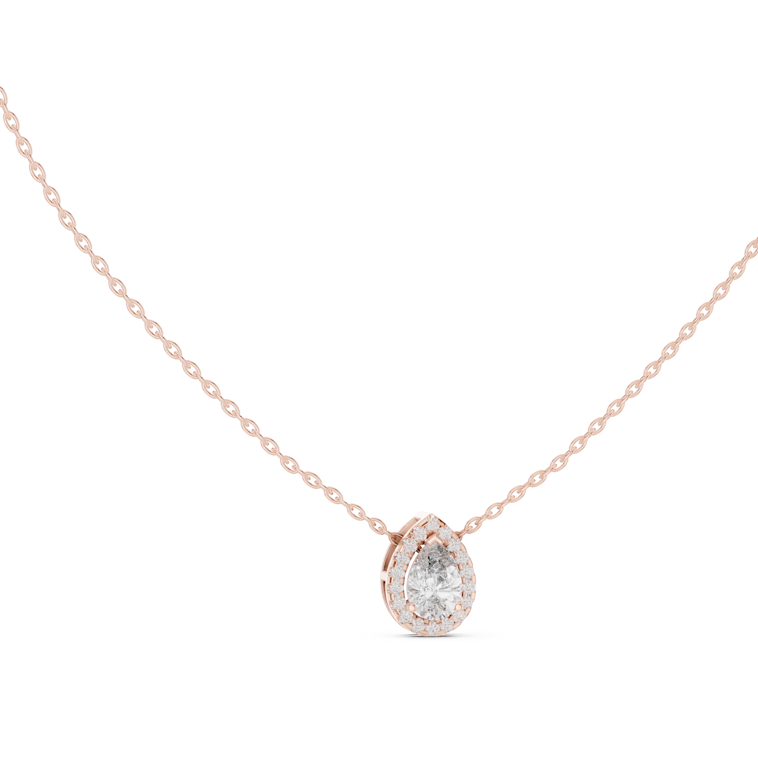Gentle Touch lab grown diamond pendant