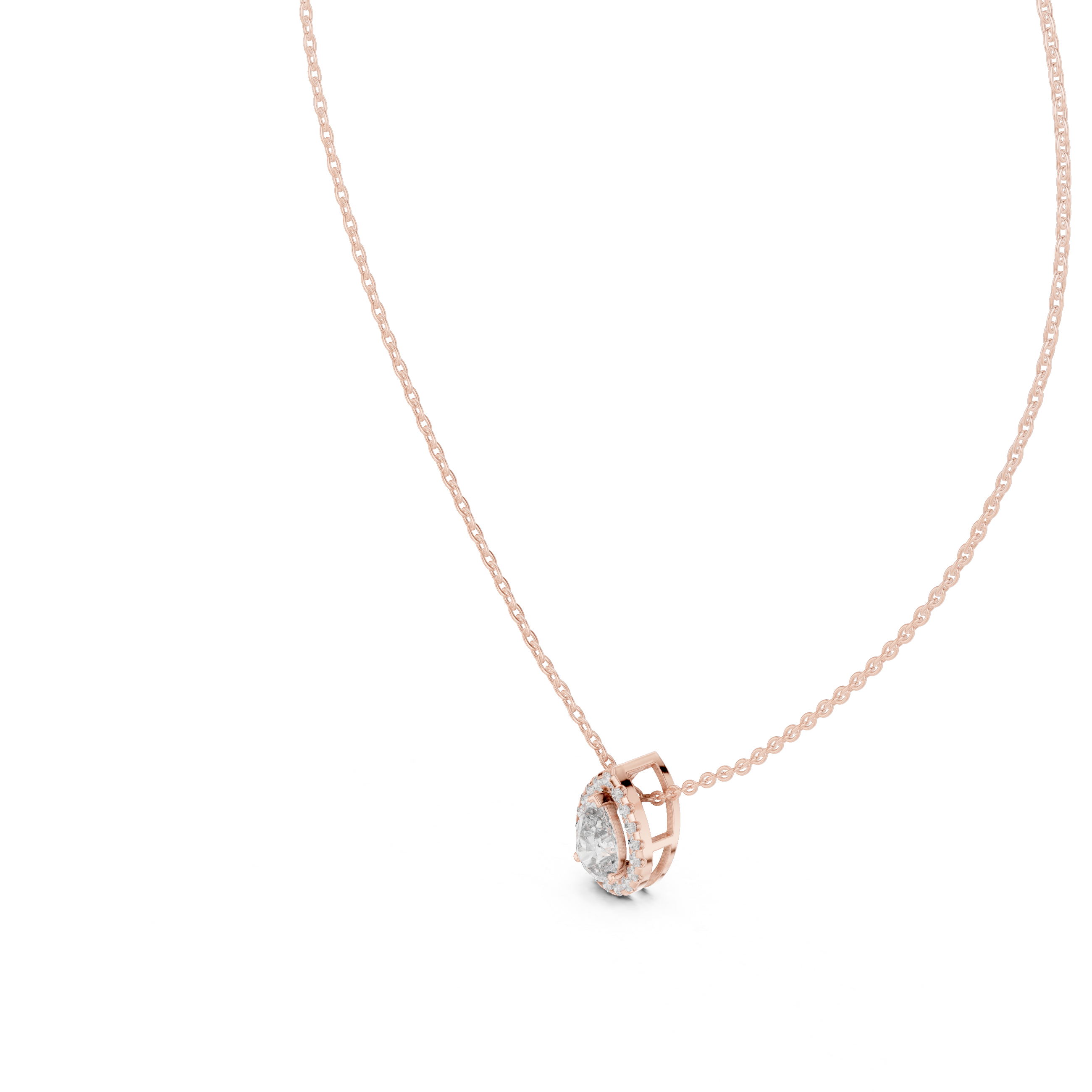 Gentle Touch lab grown diamond pendant