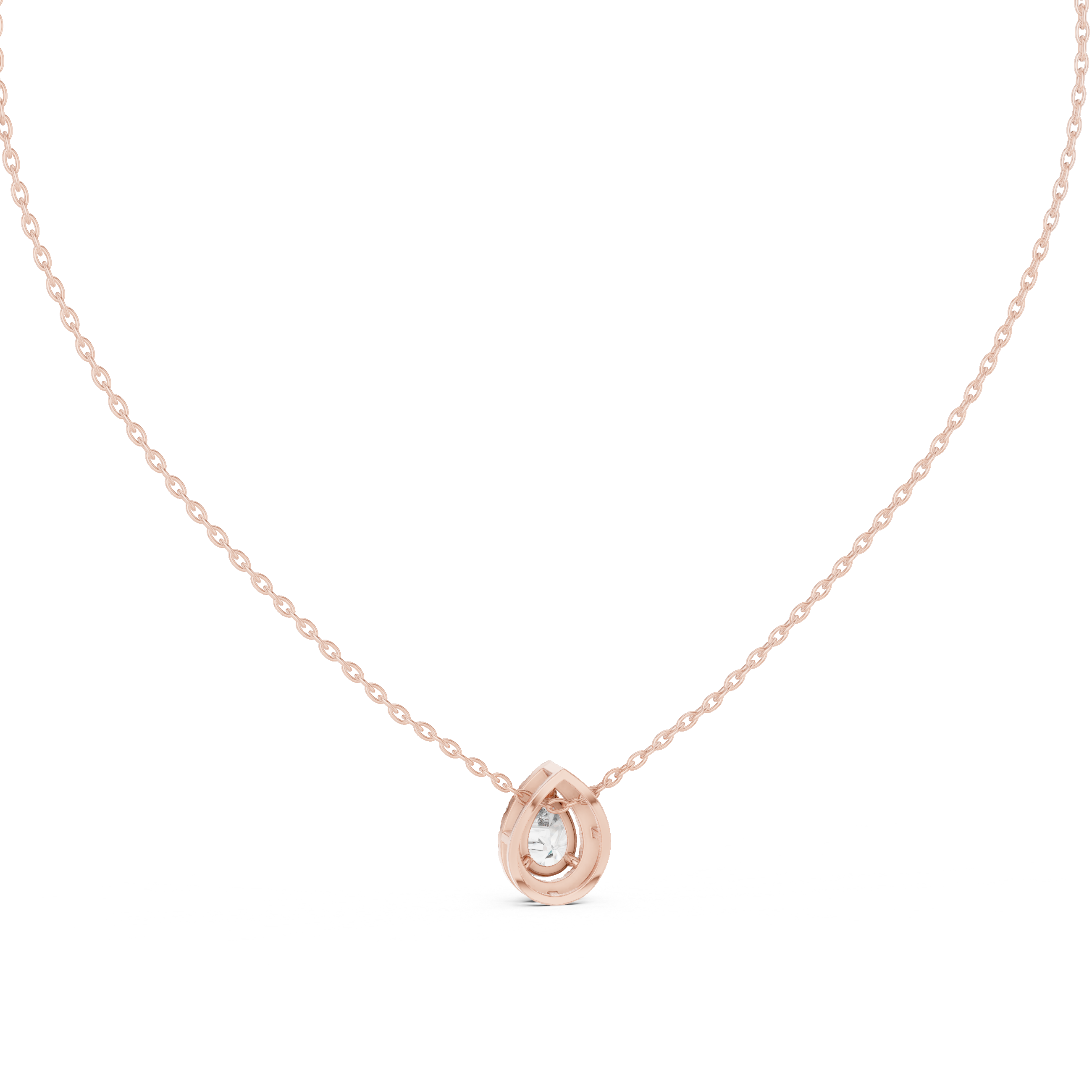 Gentle Touch lab grown diamond pendant