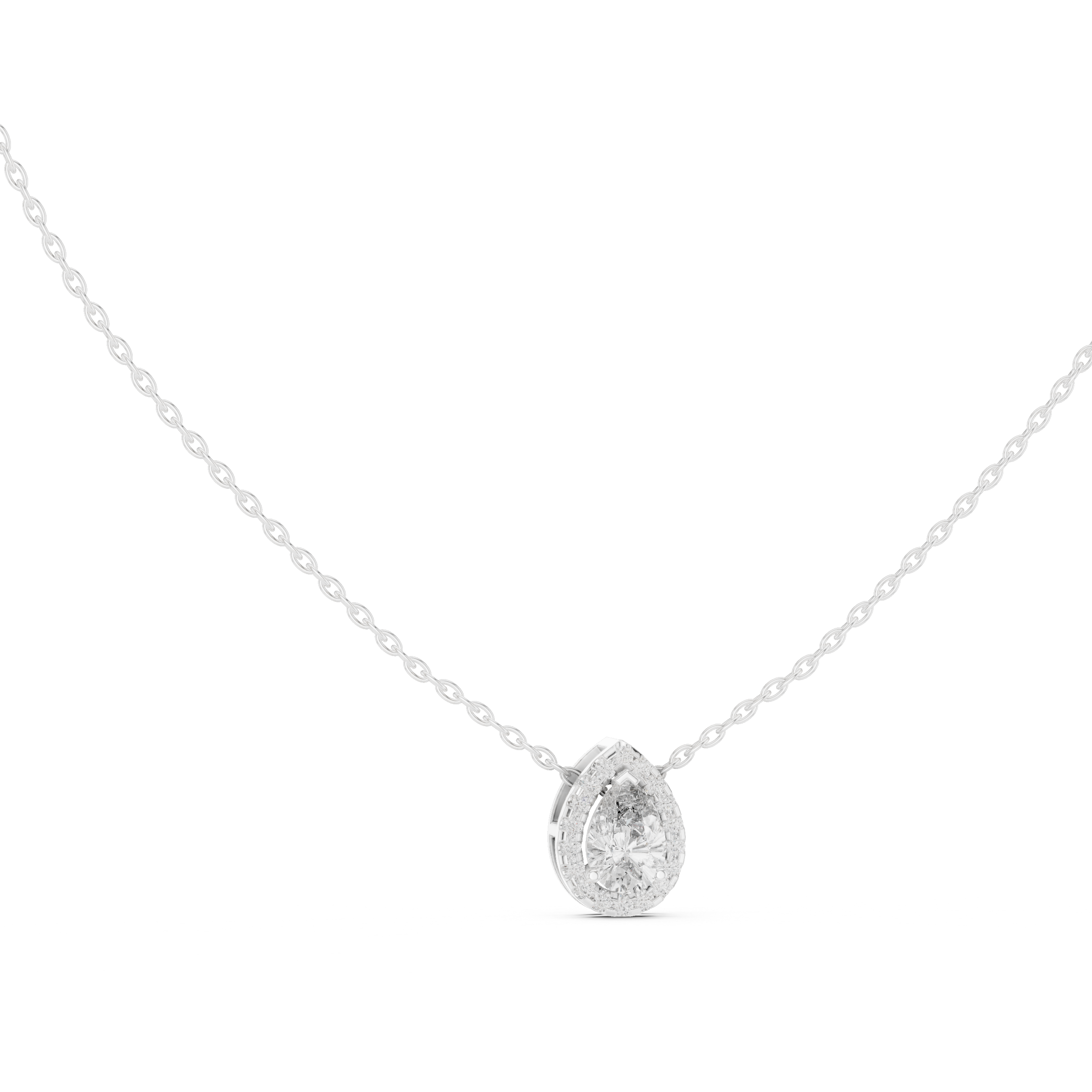 Gentle Touch lab grown diamond pendant