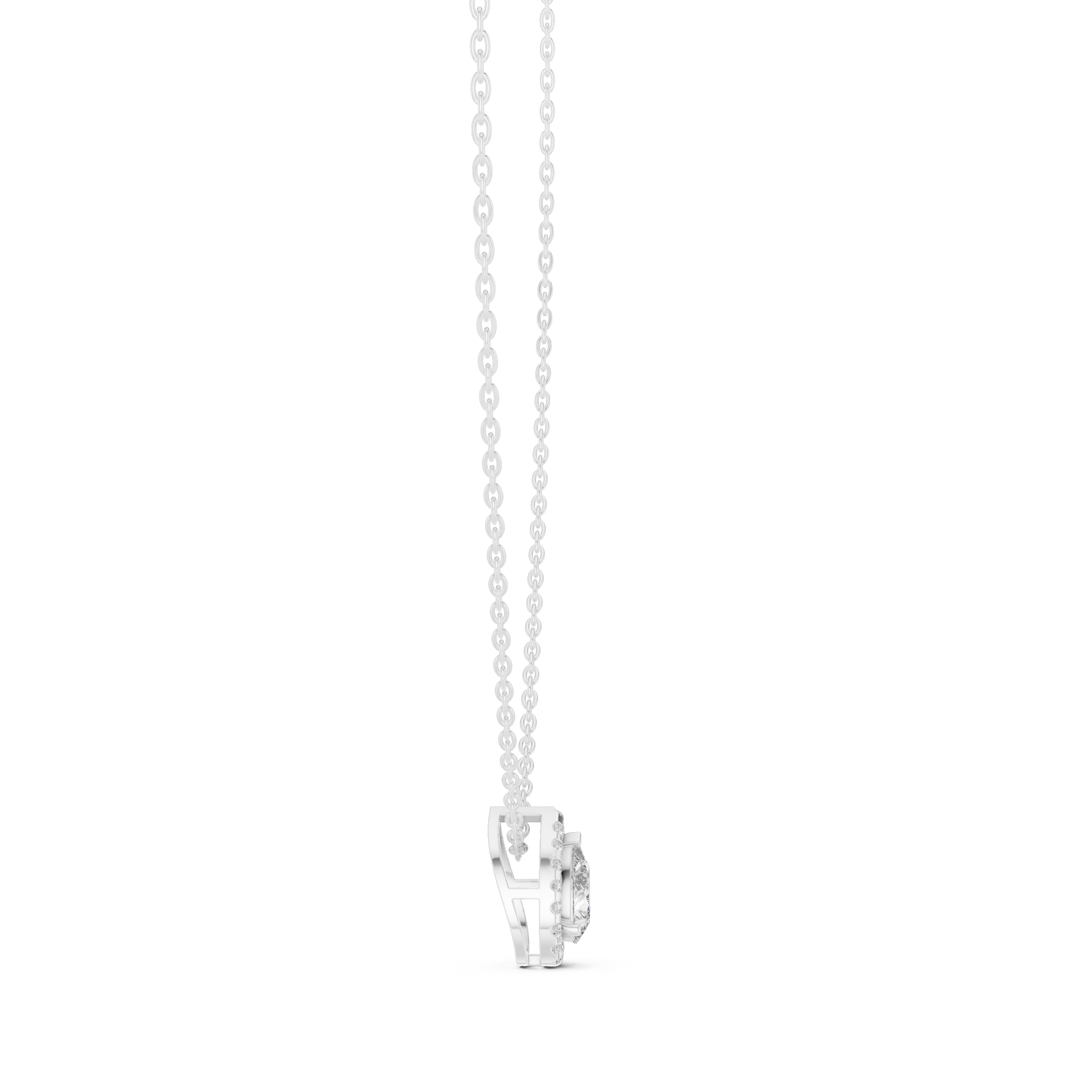 Gentle Touch lab grown diamond pendant