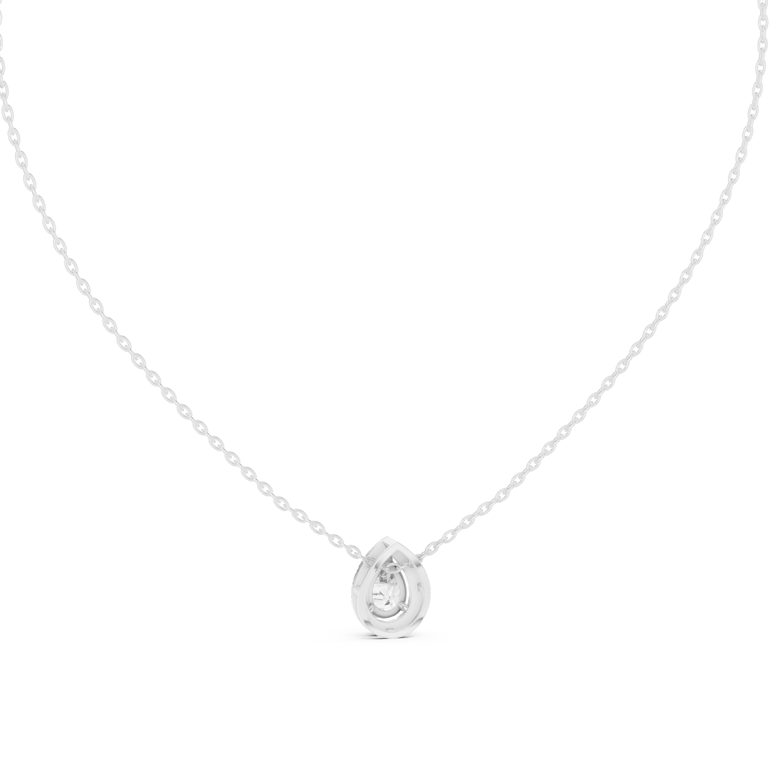 Gentle Touch lab grown diamond pendant