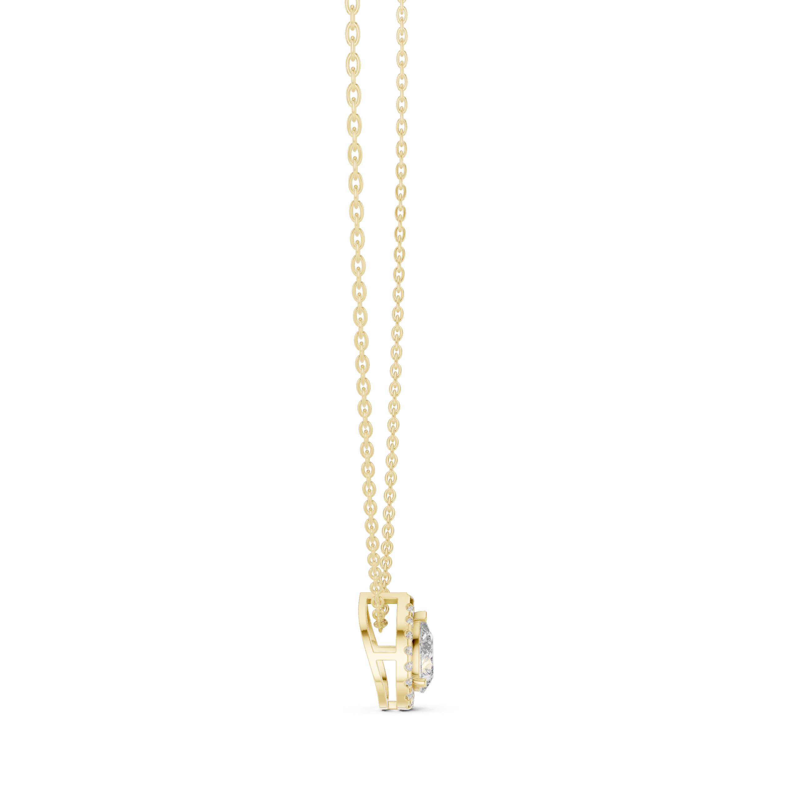 Gentle Touch lab grown diamond pendant