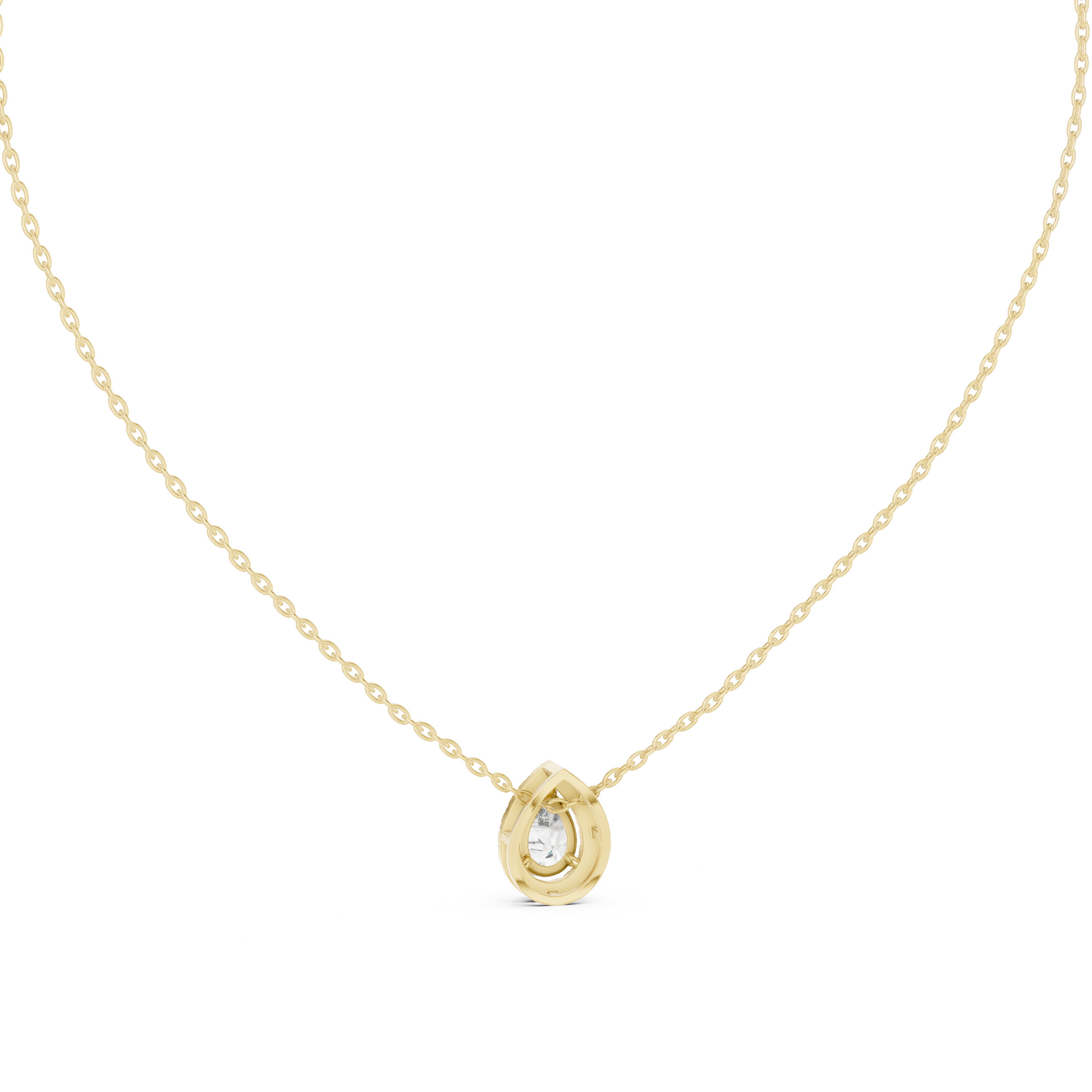 Gentle Touch lab grown diamond pendant