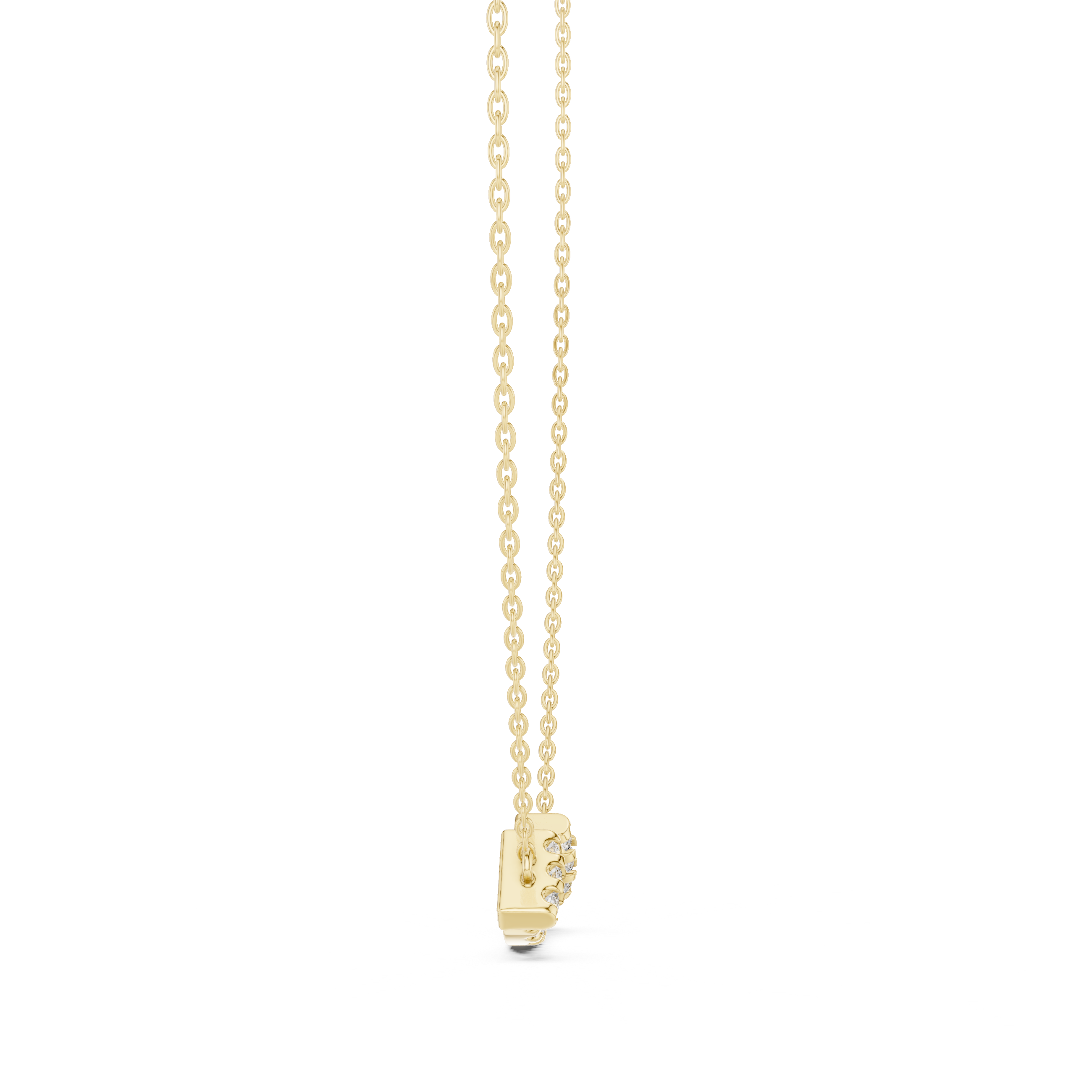 Still Night lab grown diamond pendant