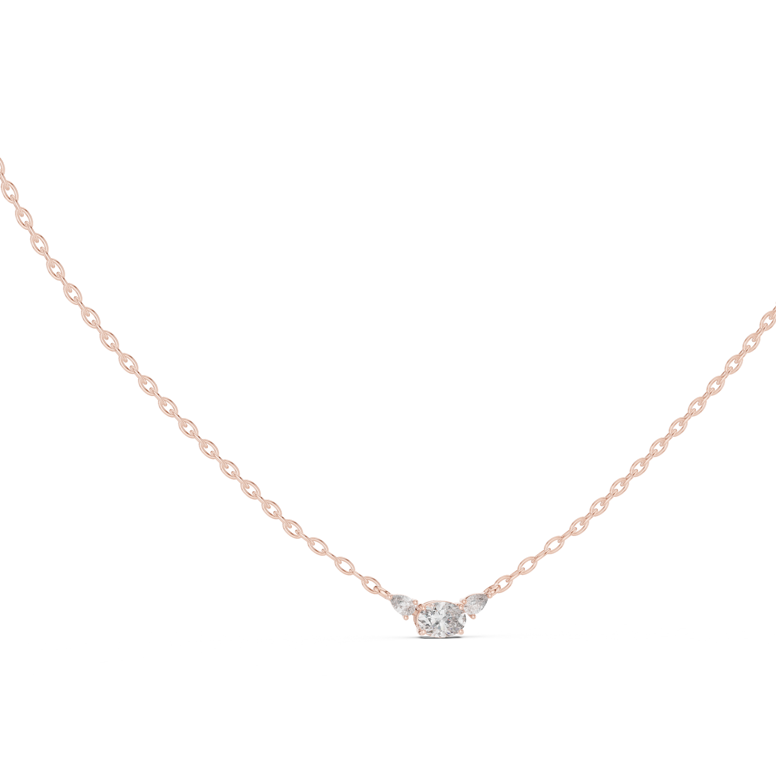 Best Wish lab grown diamond pendant