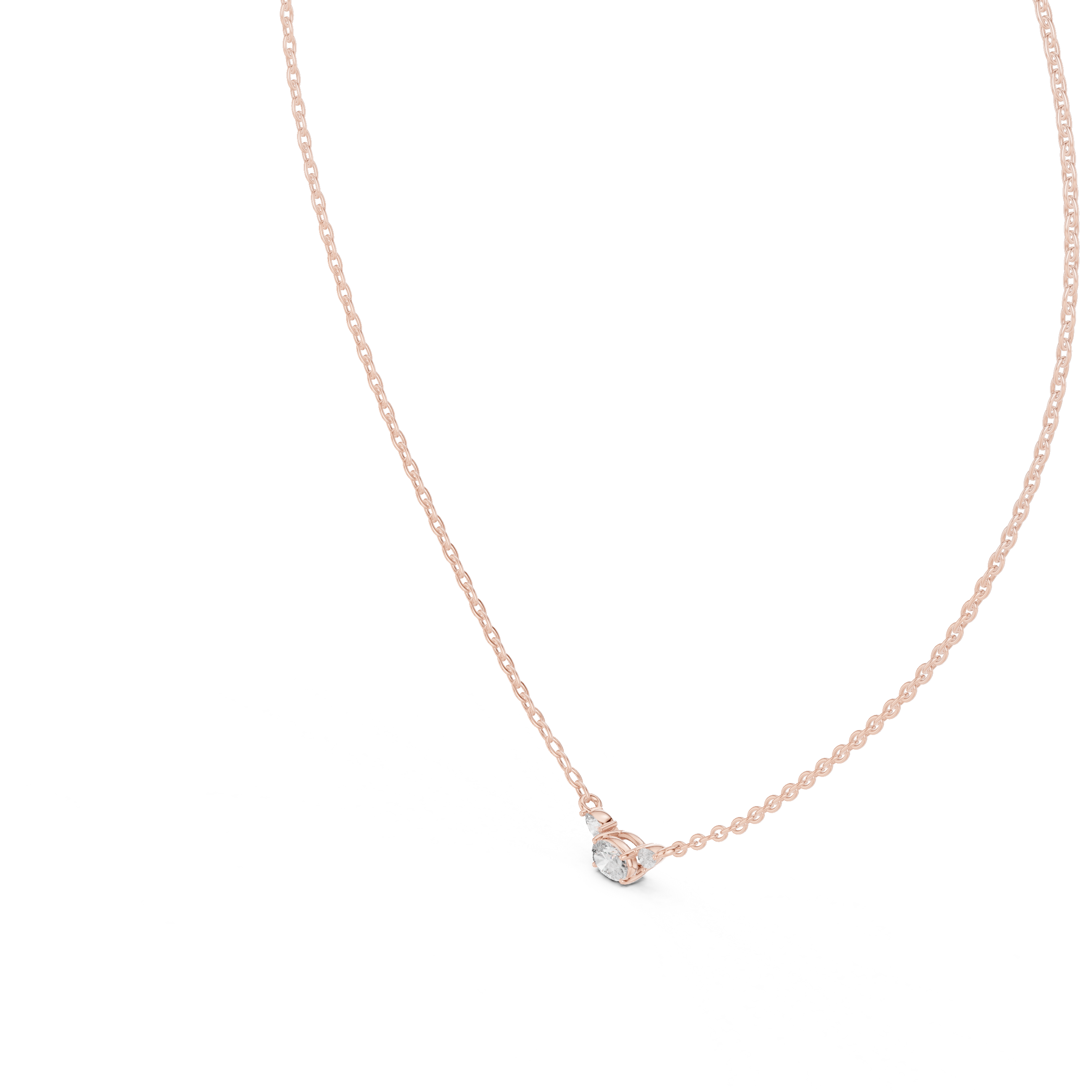 Best Wish lab grown diamond pendant
