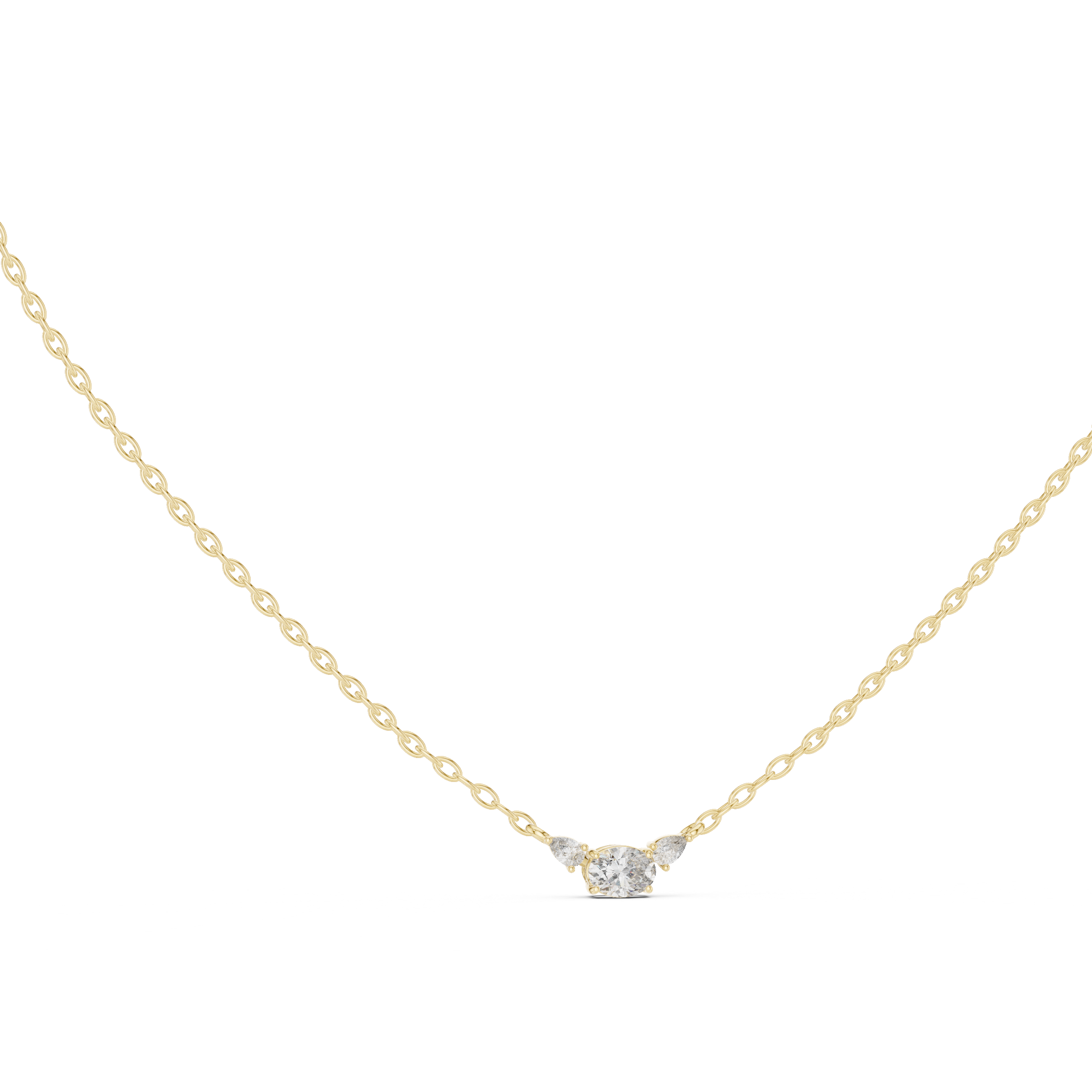 Best Wish lab grown diamond pendant