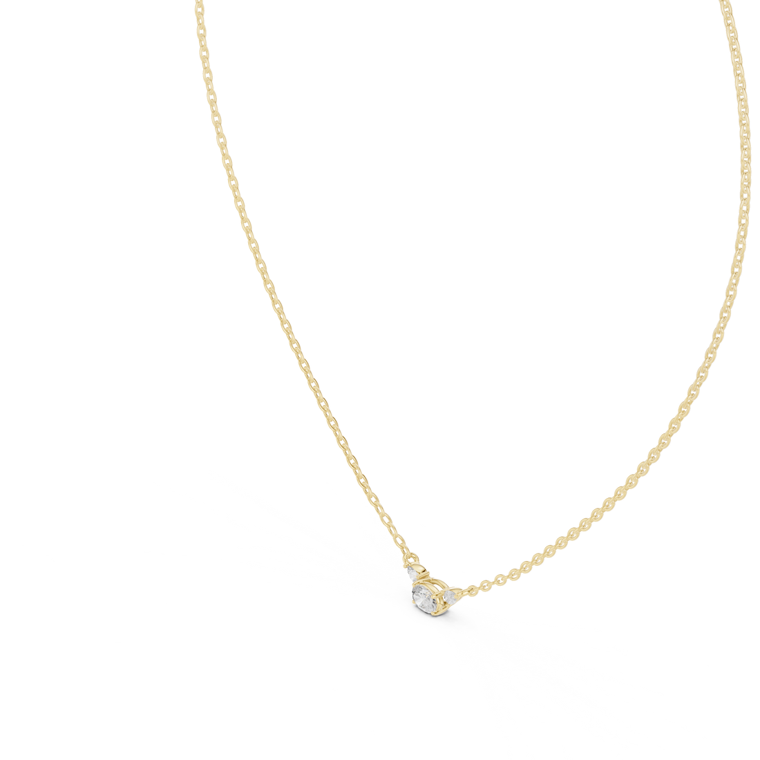 Best Wish lab grown diamond pendant