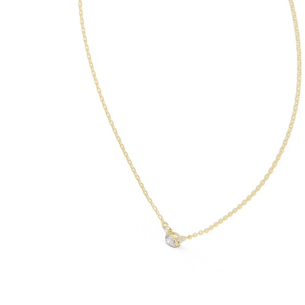 Best Wish lab grown diamond pendant