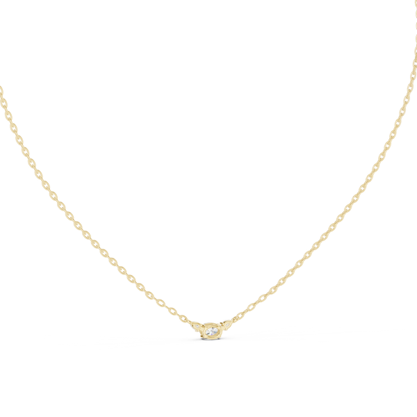 Best Wish lab grown diamond pendant